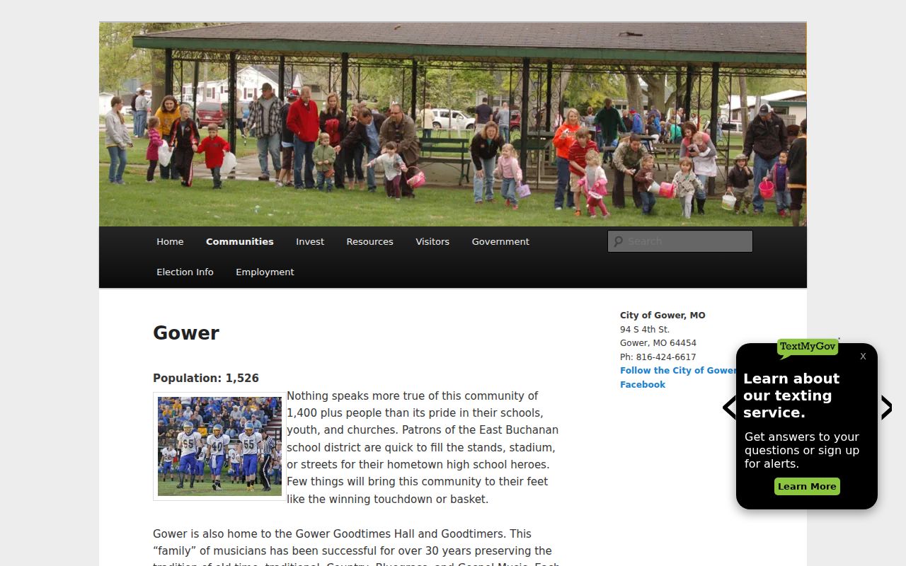 Gower court docket county community profile
