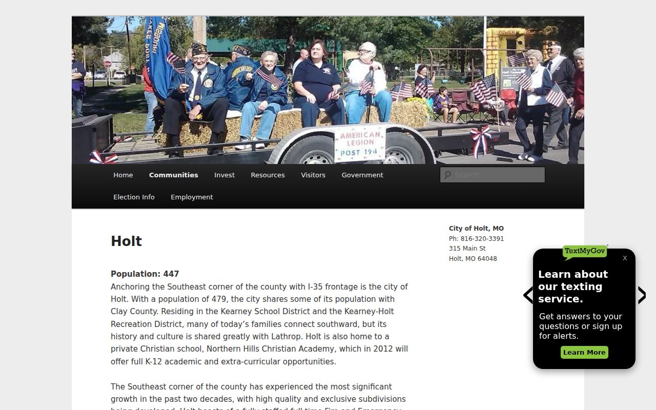 Gower court docket Holt community profile source