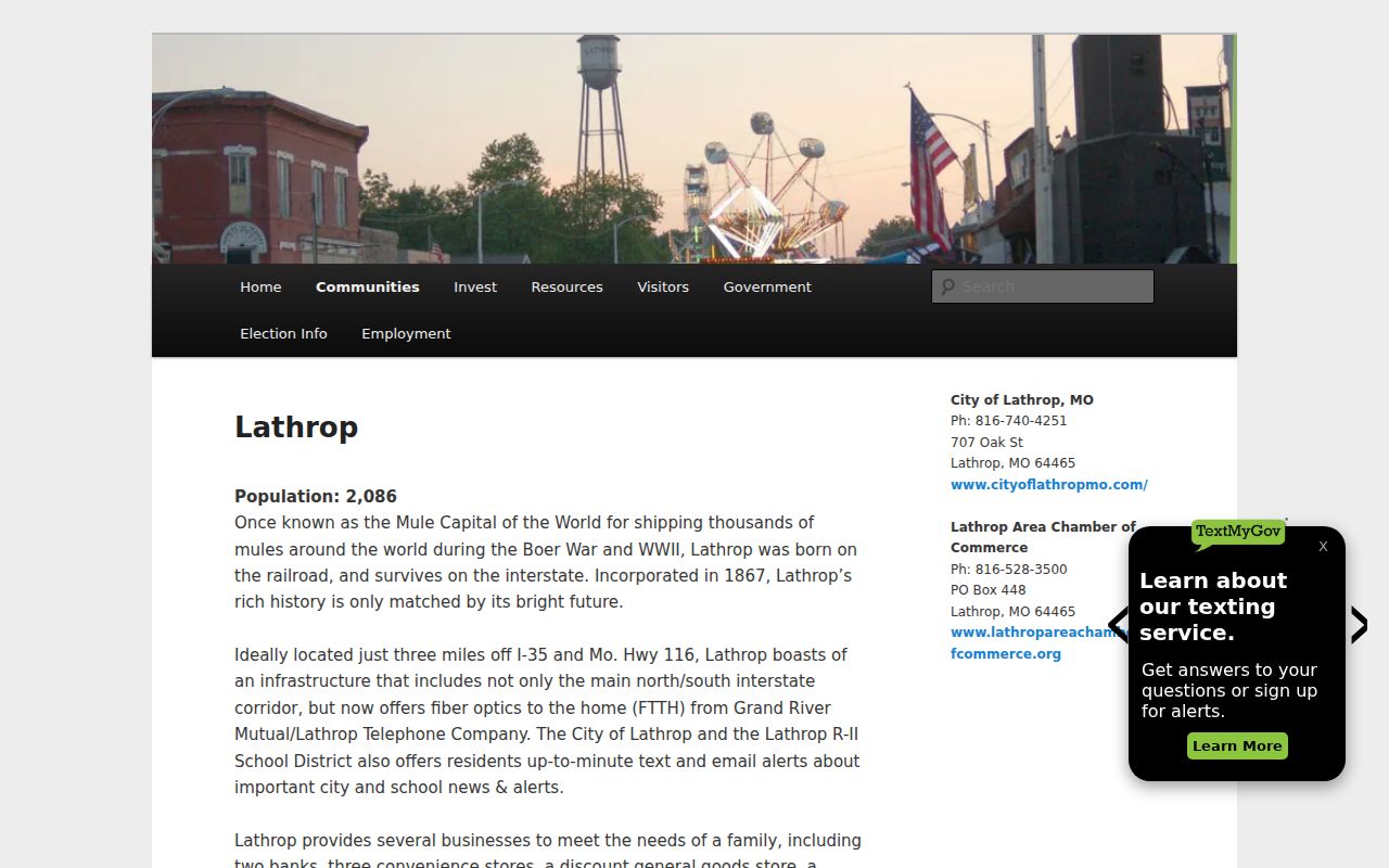 Clinton County Lathrop court docket community profile source